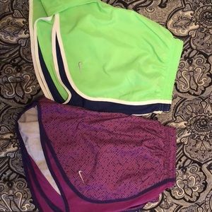 Bundle of two dri-fit Nike shorts
